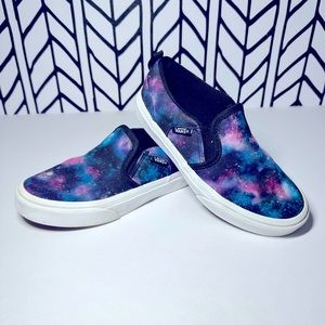 Girls galaxy VANS size 2